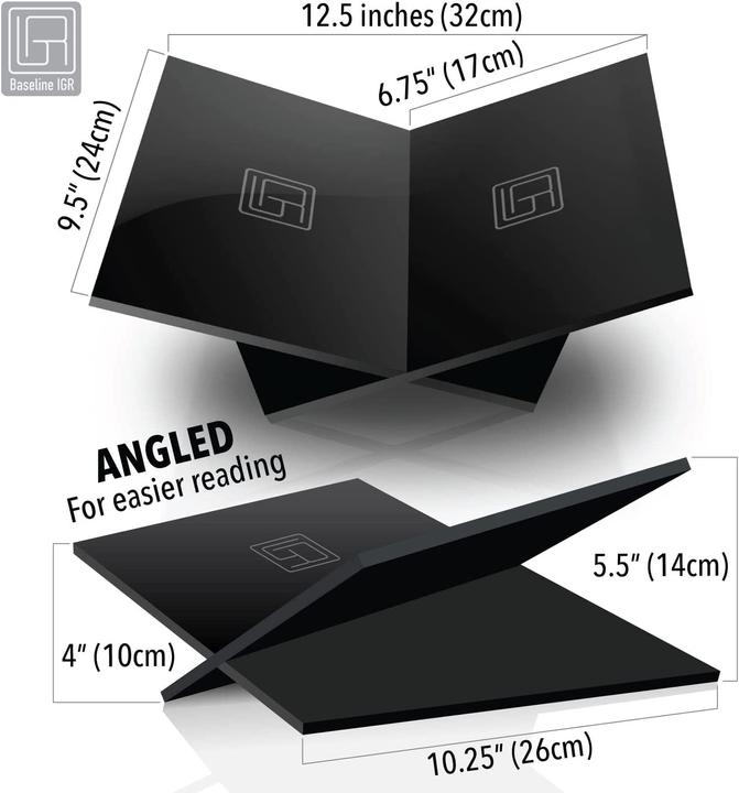 Actual product image Baseline IGR Acrylic Book Stand