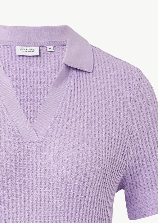Actual product image Comma Sweatshirt Kurzarm-Sweatshirt mit Polokragen (38)