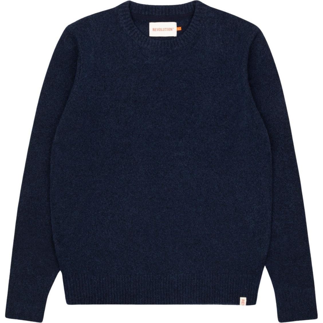 Revolution, Herren, Pullover, pullover knit sweater, Braun, (M)