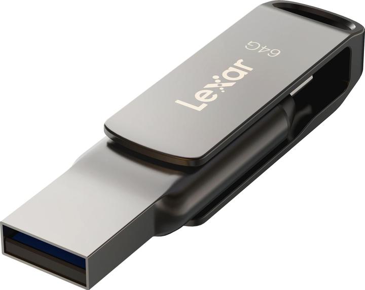 Image du produit Lexar JumpDrive Dual Drive D400 (64 Go, USB-A, USB-C)