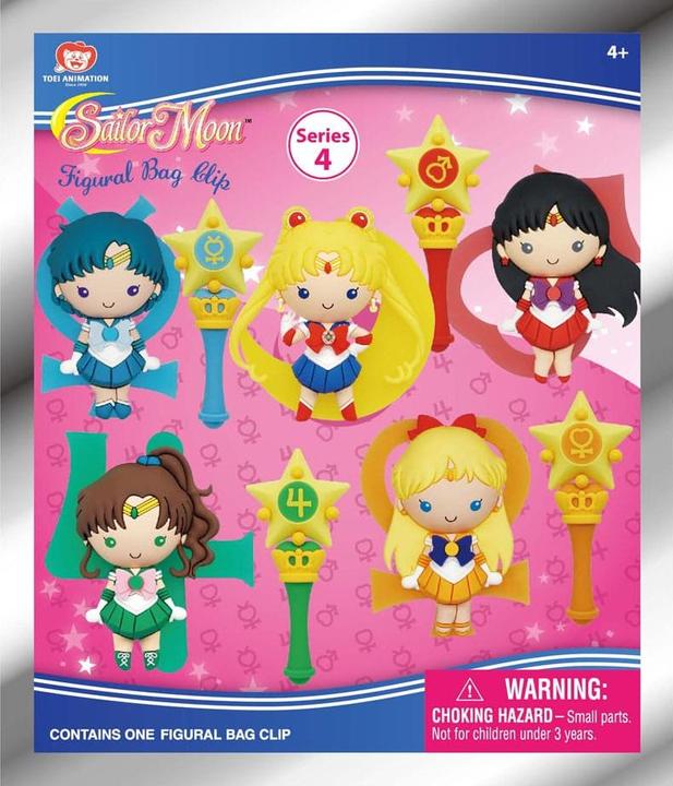 Produktbild Monogram Int. Sailor Moon 3D PVC-Taschenanhänger Series 4 Display (24)