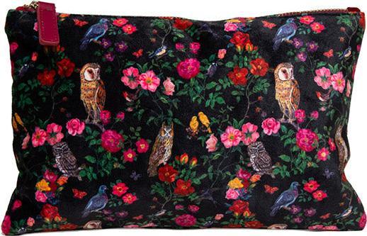 Produktbild Heathcote & Ivory Kosmetiktasche aus Samt Natalie Lete - Forest Folk (Ohne Inhalt)