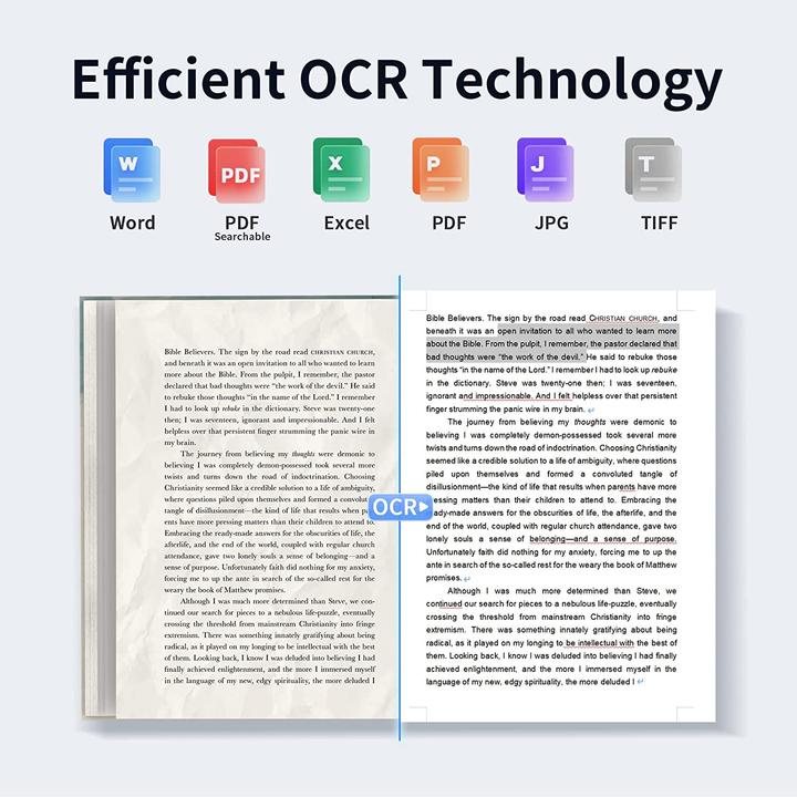 Image du produit Czur ET18 Pro Scanner de livres avec éclairage de remplissage LED 18MP