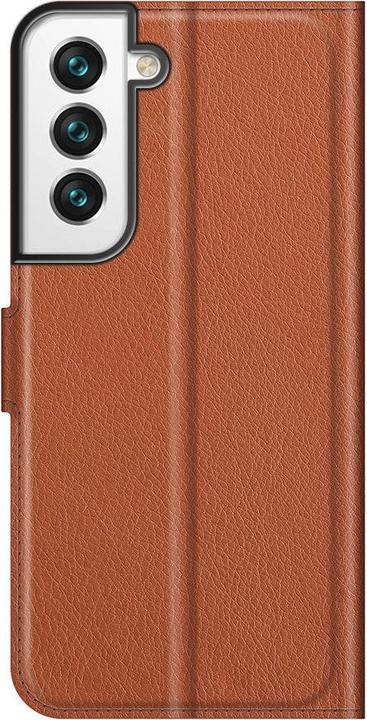 Image du produit Cover-Discount Galaxy S22 - Étui en cuir marron (Samsung Galaxy S22)