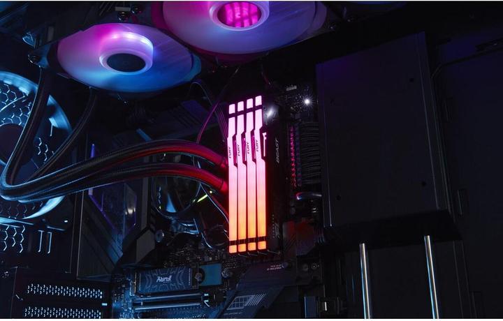 Actual product image Kingston FURY Beast (4 x 32GB, 5600 MHz, DDR5-RAM, DIMM)