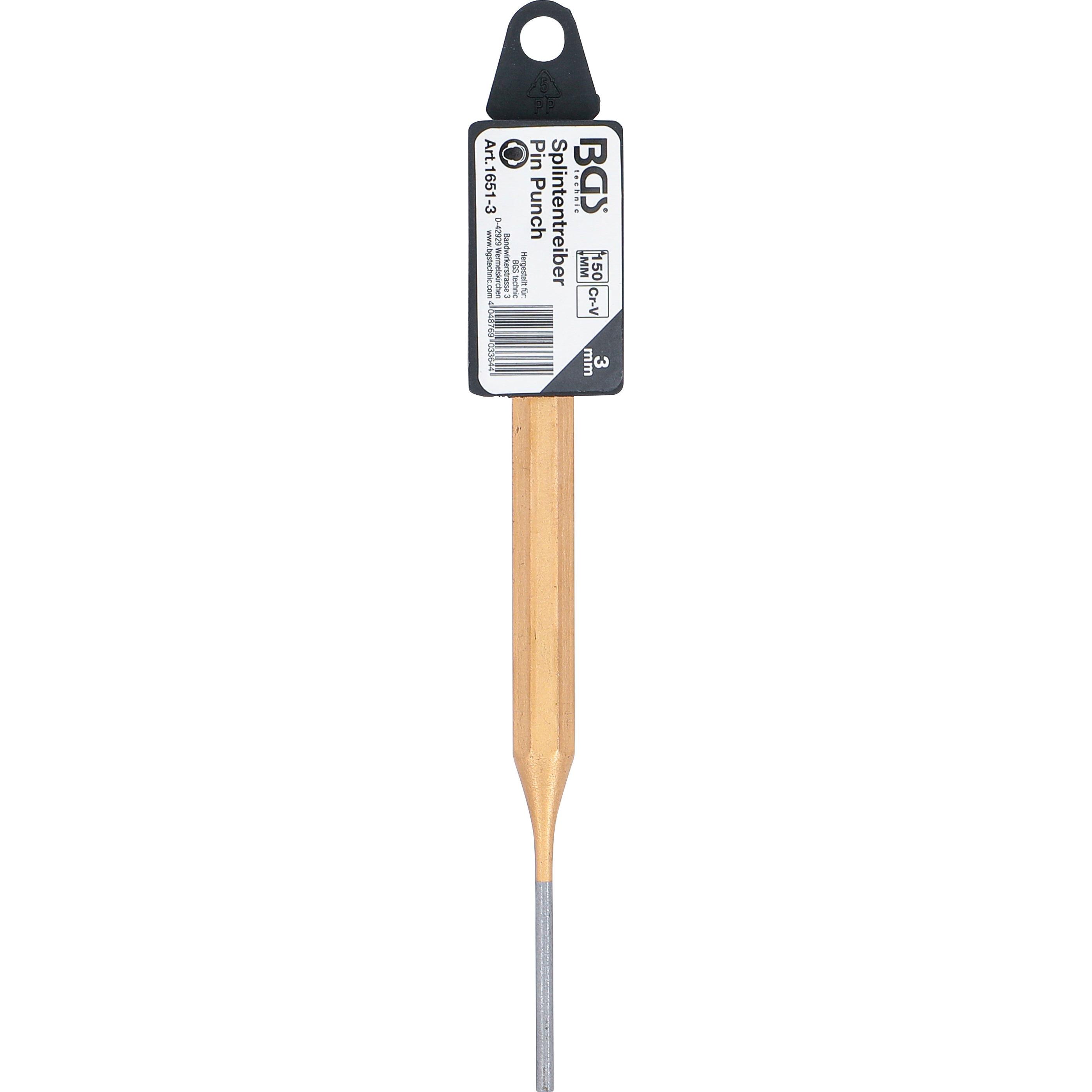 Thumbnail - BGS, Meissel, Splintentreiber 150 mm 3 mm (150 mm)