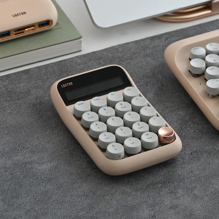 Produktbild Lofree EH113 Bluetooth Number Pad & Calculator-Milk Tea