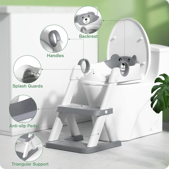 Produktbild Rabb 1st Kindertoilettenleiter mit integriertem Sitz