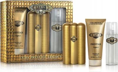 Cuba Prestige Legacy Geschenkset voor mannen 3.3 fl.oz. Eau De Toilette Spray, 3.3 fl.oz. Aftershave, 6.6