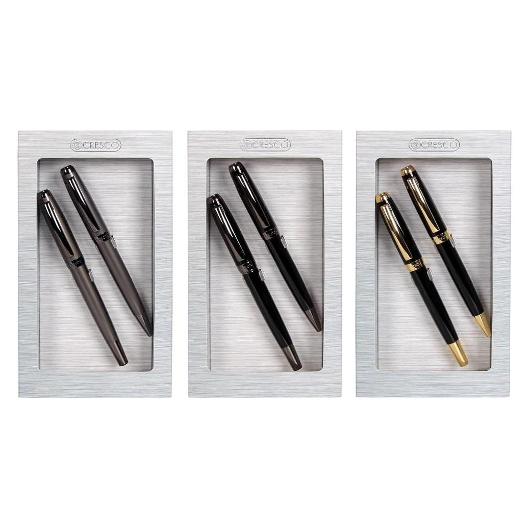 Cresco, Penne, Penna Stilografica + Penna Sinfonica In Confezione Regalo