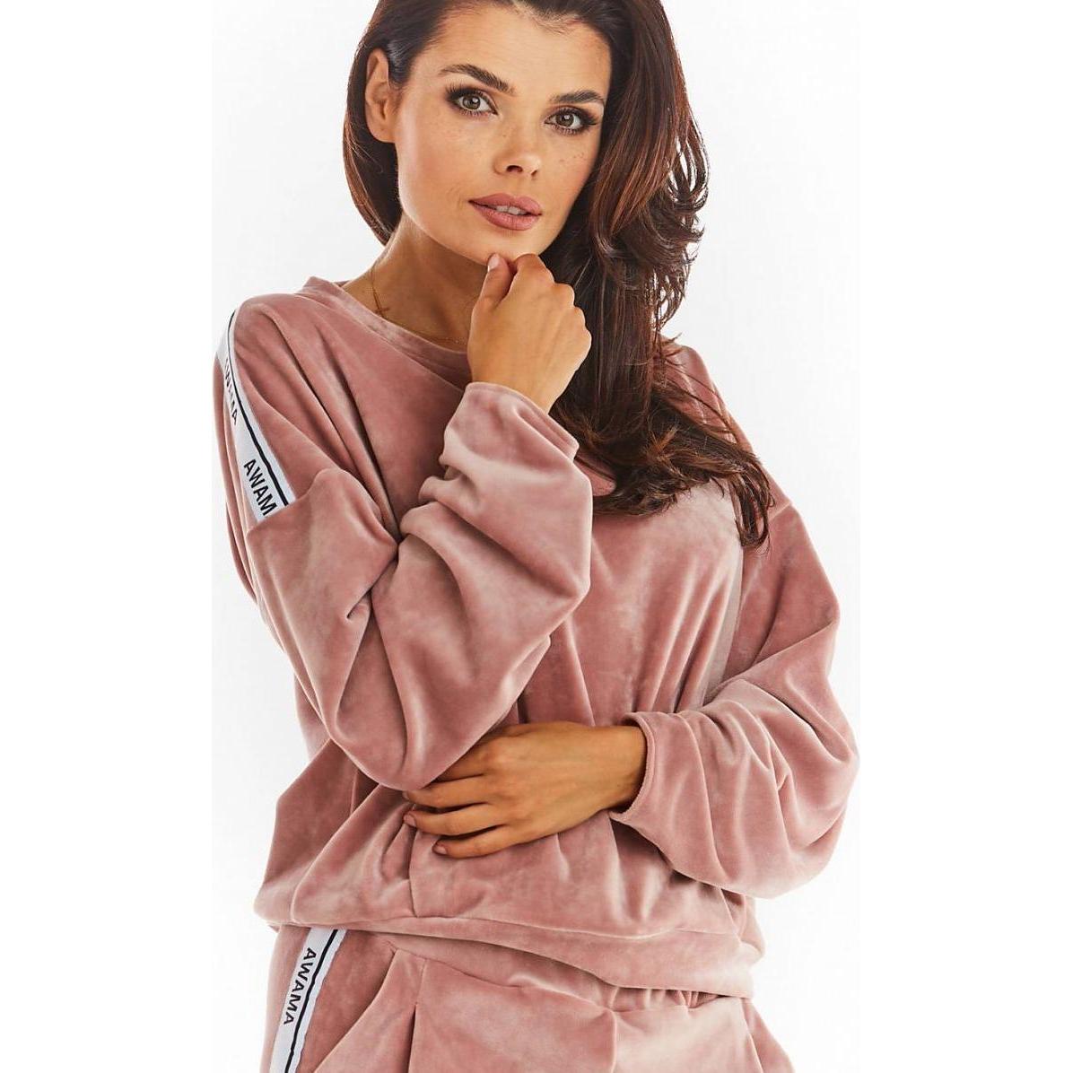 Awama, Damen, Pullover, Sweater, Rosa, (M)