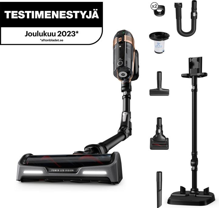 OBH Nordica X-Force 15.60 Flex Total Clean -varsi-imuri, musta/kupari