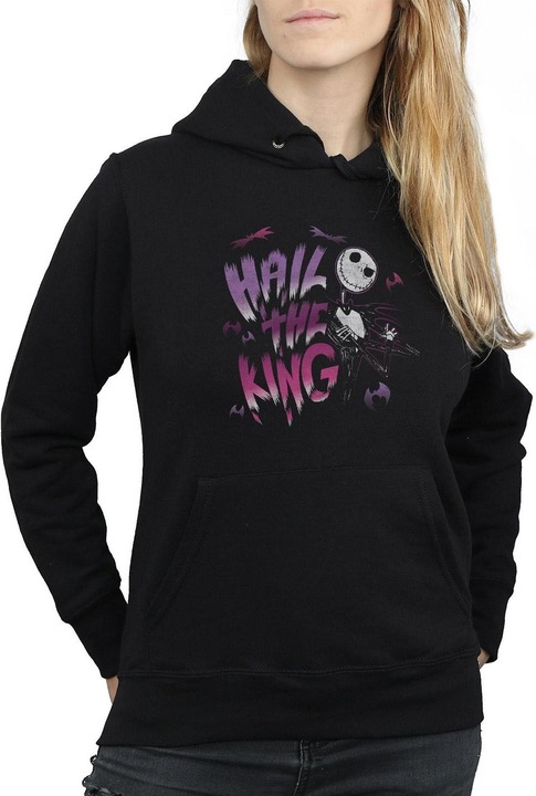 Image du produit Disney - Sweat à capuche NIGHTMARE BEFORE CHRISTMAS HAIL THE KING - Femme (XL)