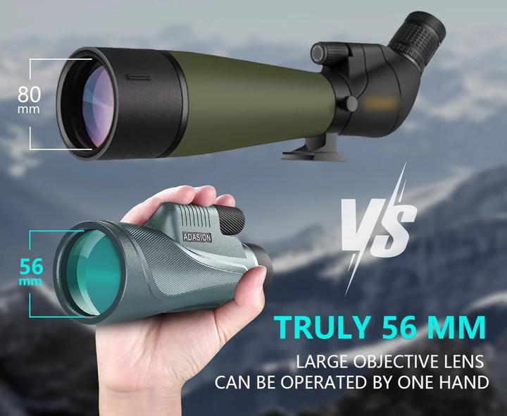 Produktbild Adasion Monokular Teleskop 12x56 HD (12x, 56 mm)