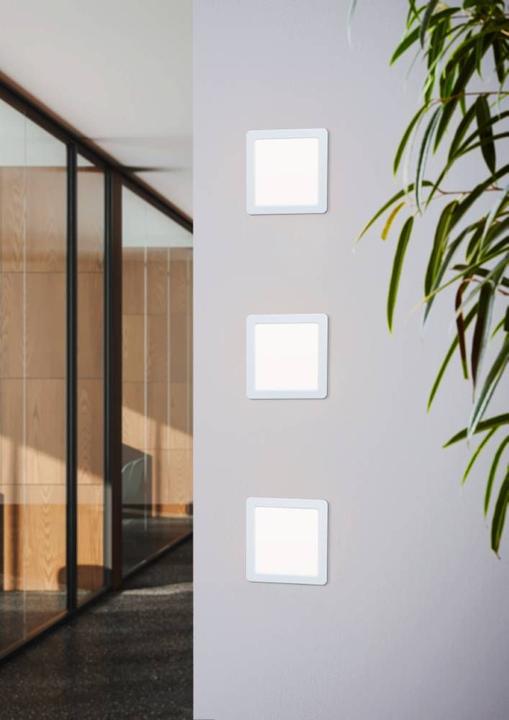 Actual product image EGLO 68721 FUEVA PRO CCT LED recessed light 12.5W 170x170mm White Controllable light colour