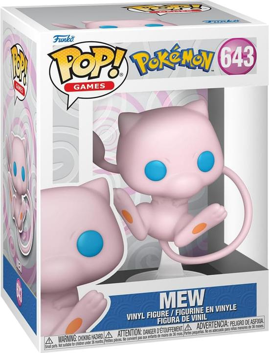 Actual product image Funko Pokemon - POP Games N° 643 - Mew
