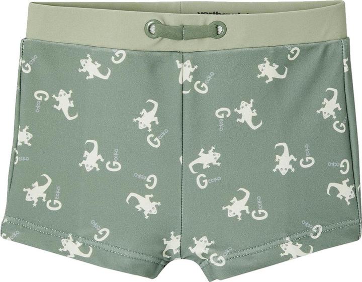 Actual product image Vertbaudet Boys' baby swimming trunks with gecko print (74)