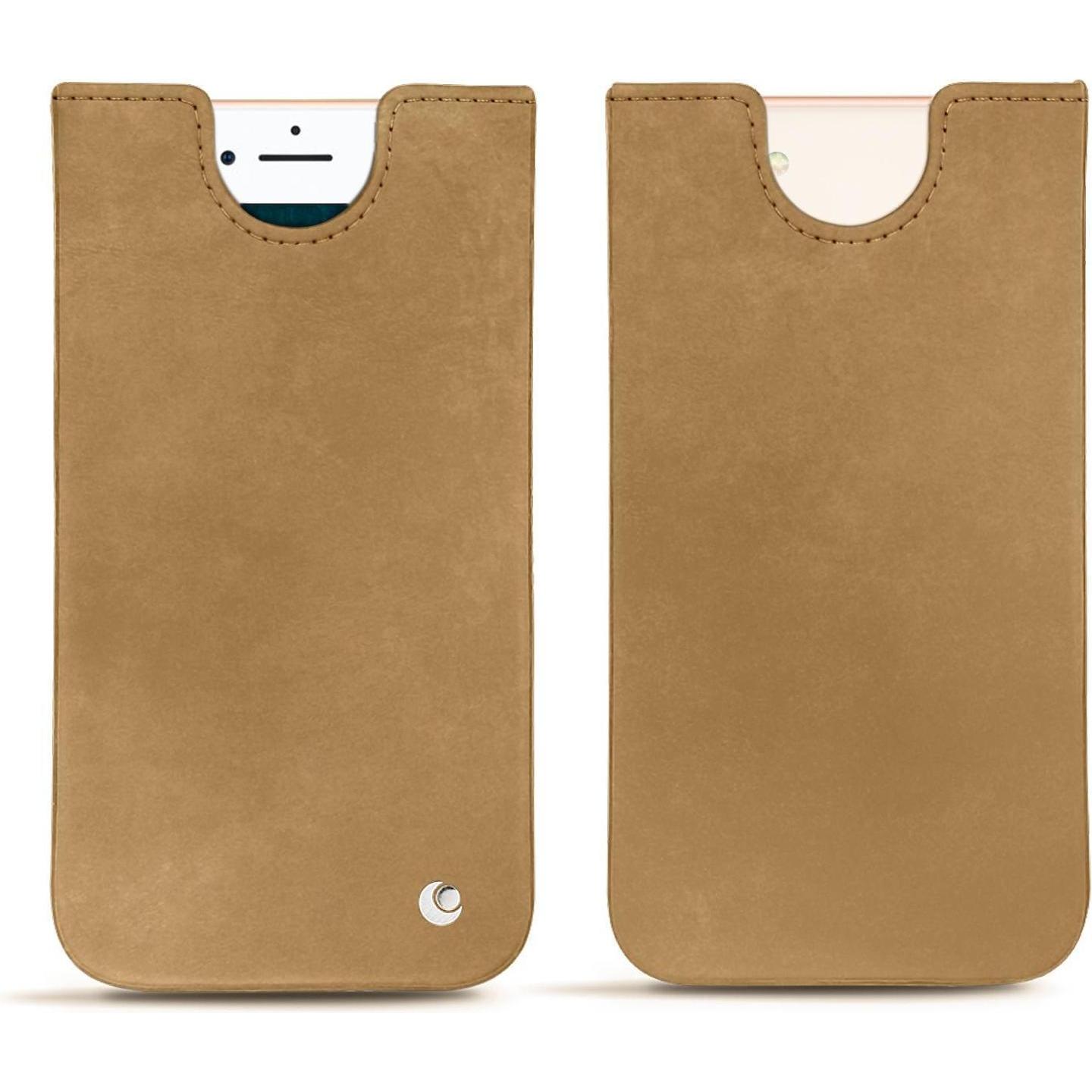 Noreve Lederschutzhülle (Apple iPhone 7), Smartphone Hülle, Braun