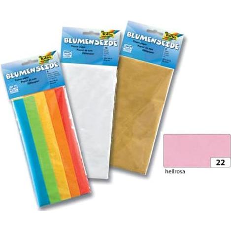 Werola, Bastelpapier, Seidenpapier pink, 24 Bogen 50x75cm (19 g/m², 24 x)