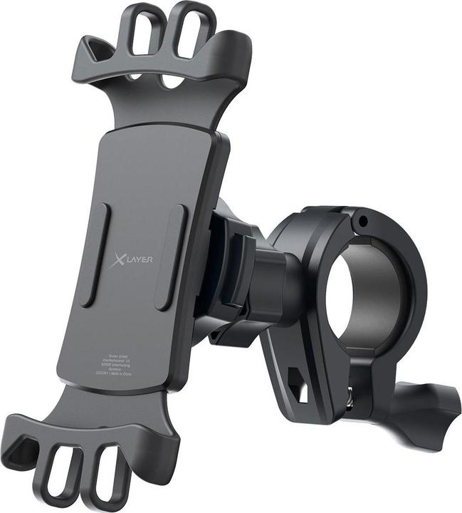Xlayer Universal Fahrradhalterung für Smartphones, schwarz