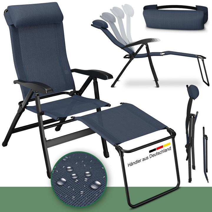 Immagine prodotto Aktivshop Klappstuhl aktiv Camping mit Beinauflage