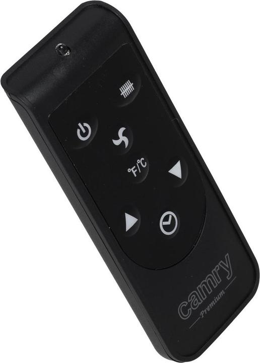 Produktbild Camry Radiator CR 7739 Convection fan heater with remote control, LCD display, Black | (2000 W)