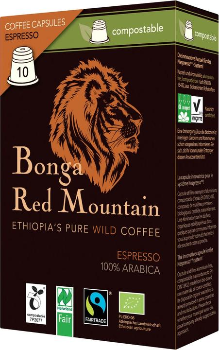 Immagine prodotto Bonga Red Mountain Espresso (10 x Porta.)