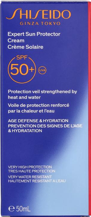 Actual product image Shiseido Expert Sun (Sun cream face, SPF 50+, 50 ml, 77 g)