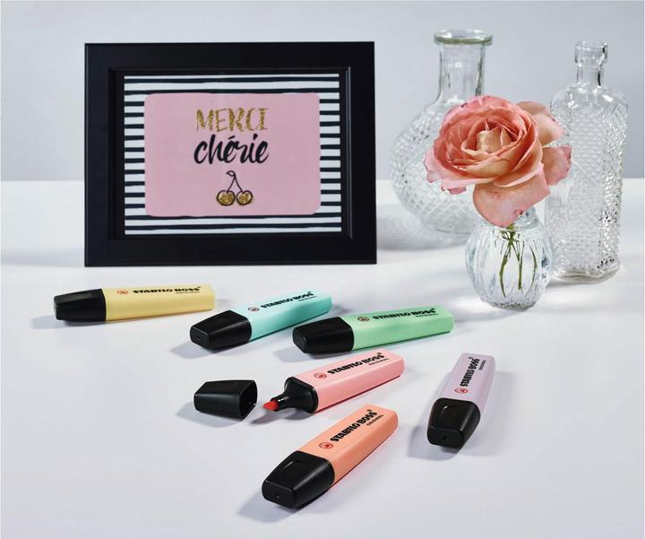 Produktbild STABILO BOSS ORIGINAL Pastel Textmarker (Pastell, 5 mm, 4 x)