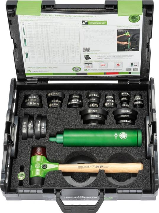Actual product image Kukko Wälzlager-Einbauwerkzeugsatz 71-L