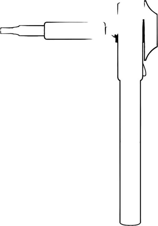 Actual product image Donau Alu Ratchet 1/4 Adapter For Mini Bits (1/4")