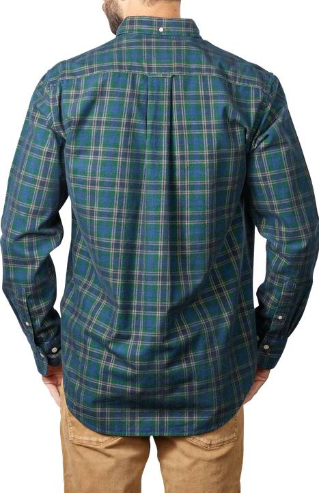 Produktbild GANT Regular Cord Check Shirt Long Sleeve Forest Green (L)