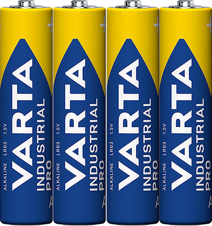 Productafbeelding Varta Industrieel LR03 Micro AAA (4 Pcs., AAA, 1250 mAh)