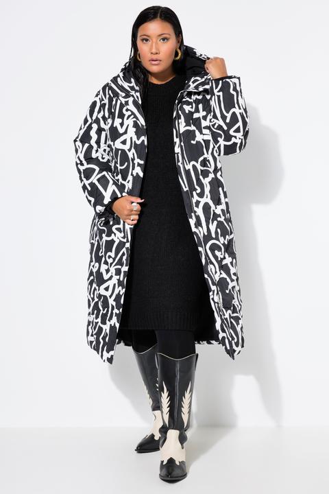 Image du produit Studio Untold Manteau matelassé oversize, capuche et fermeture éclair à double curseur