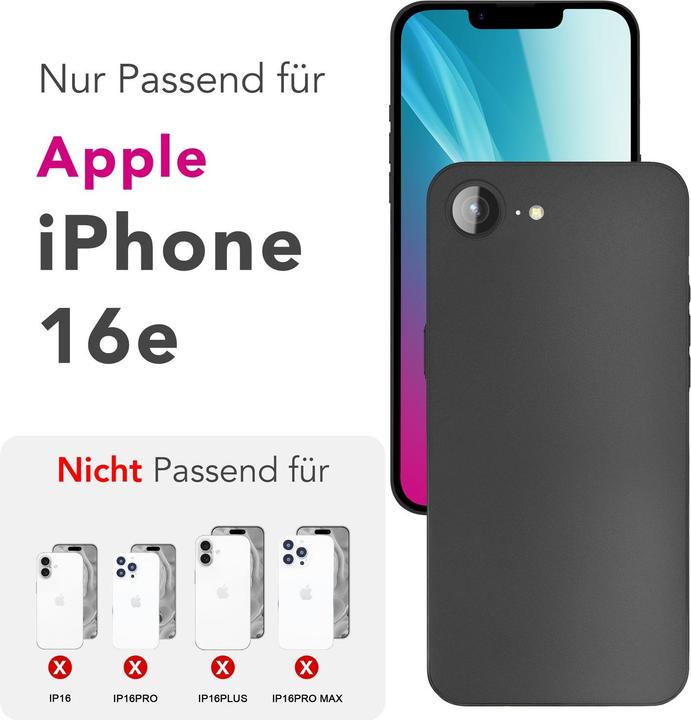 Produktbild Nalia Phantom - Extrem Dünn 0,3mm Schlank Matt & Elegant - Minimalistische Handyhülle (Apple iPhone 16e)