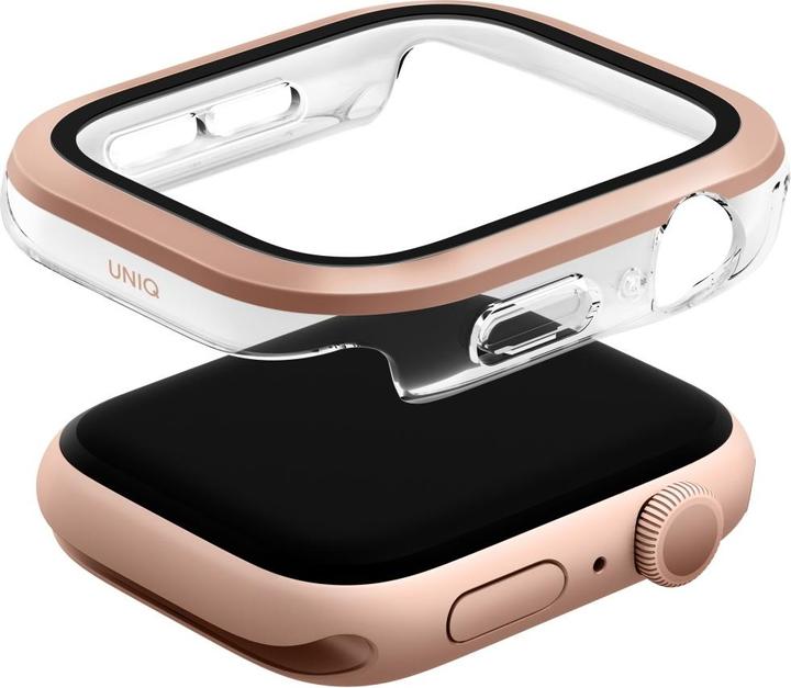 Image du produit Uniq Case Voute for Apple Watch Series 10 42mm tempered glass rose gold