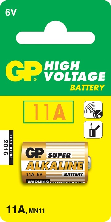 Produktbild GP Batteries Alkaline, 6 V/38 mAh (1 Stk., 11A, 38 mAh)
