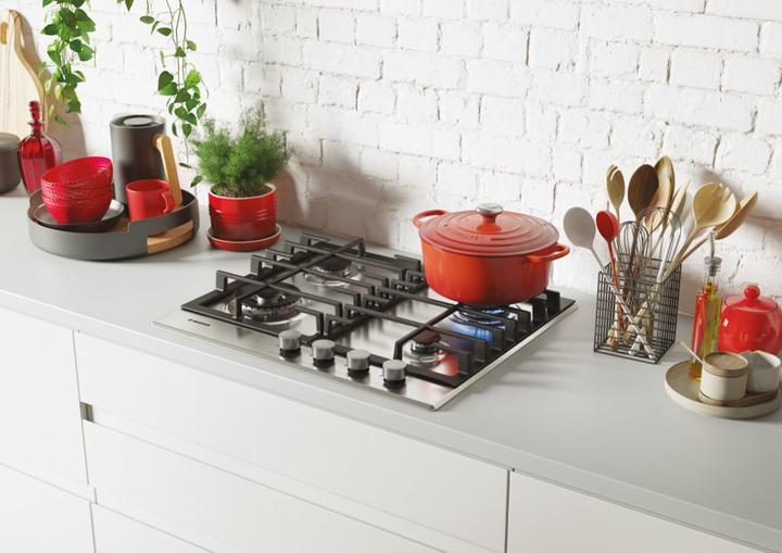 Image du produit Candy Hoover H-HOB 300 GAS HHG6BF4MX Inox Encastrable 60 cm 4 brûleur(s)