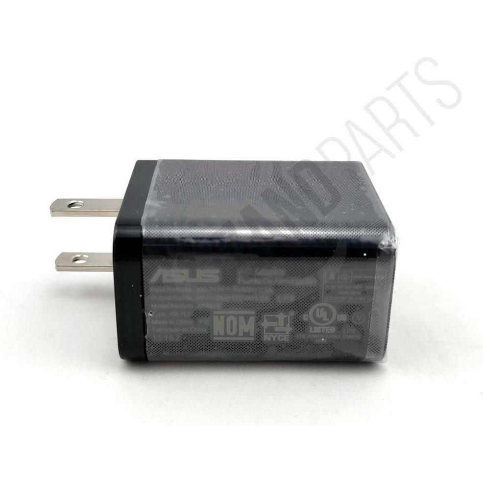 ASUS POWER ADAPTER 10W 5V (18W 15V) (BLACK) US TYPE (10 W), Notebook Netzteil, Schwarz
