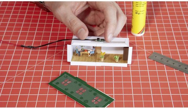 Actual product image Noch 51285 LED continuous light flicker-free, with connecting wires Suitable for (model