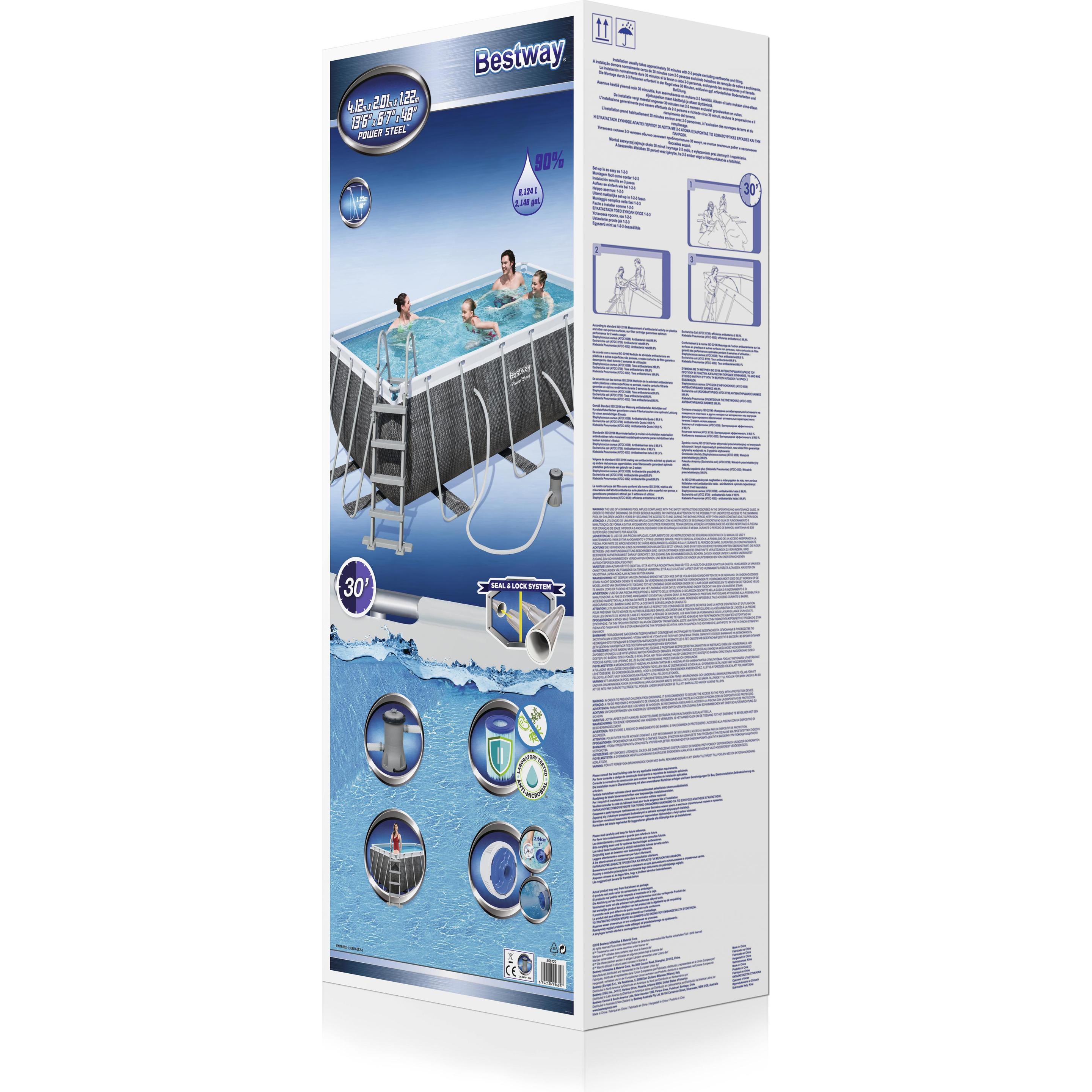 Thumbnail - Bestway, Pool, Power Steel Set (412 x 201 x 122 cm)