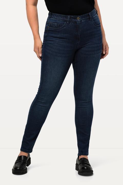 Produktbild Ulla Popken Skinnyjeans Sarah, schmale 5-Pocket-Form, High Waist (46)