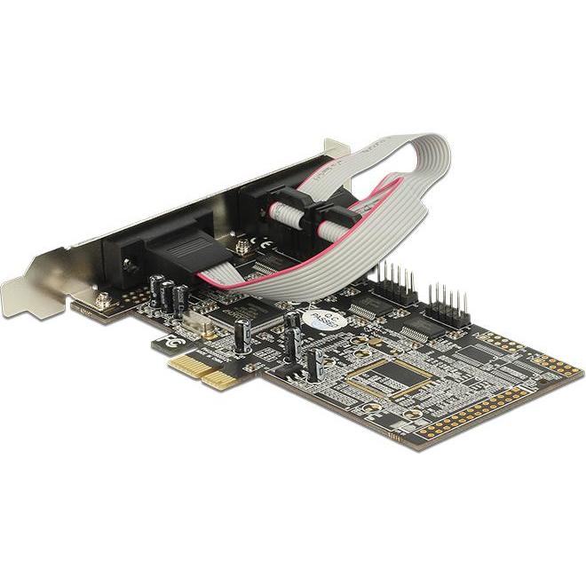 Thumbnail - Delock 4 x Seriell PCI Express Karte, Kontrollerkarte