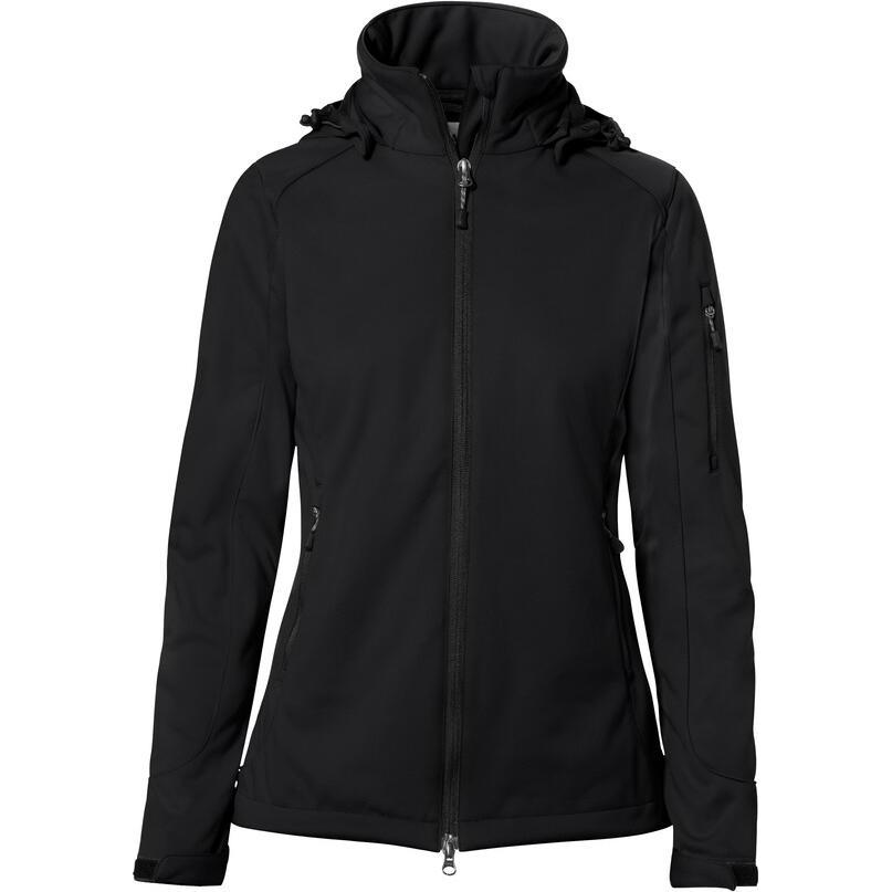 Hakro, Damen, Jacke, Softshelljacke Alberta (M), Schwarz, M