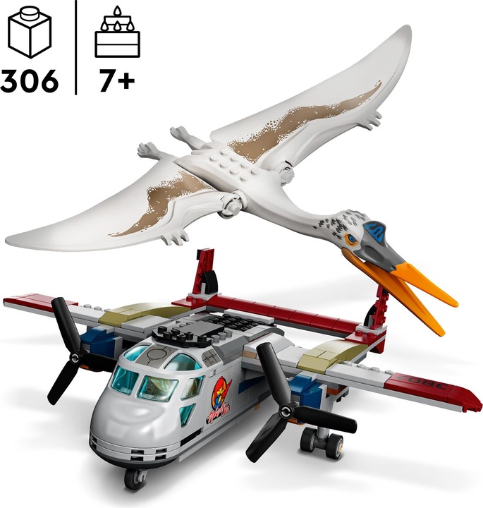 Produktbild LEGO Quetzalcoatlus: Flugzeug-Überfall (76947, LEGO Jurassic World)