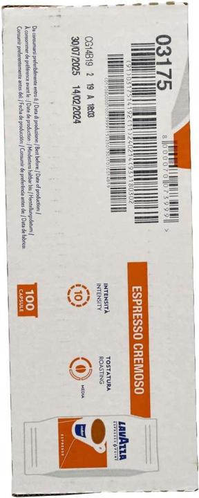 Image du produit Lavazza Espresso Point Cremoso 100 pièces (100 x Port.)
