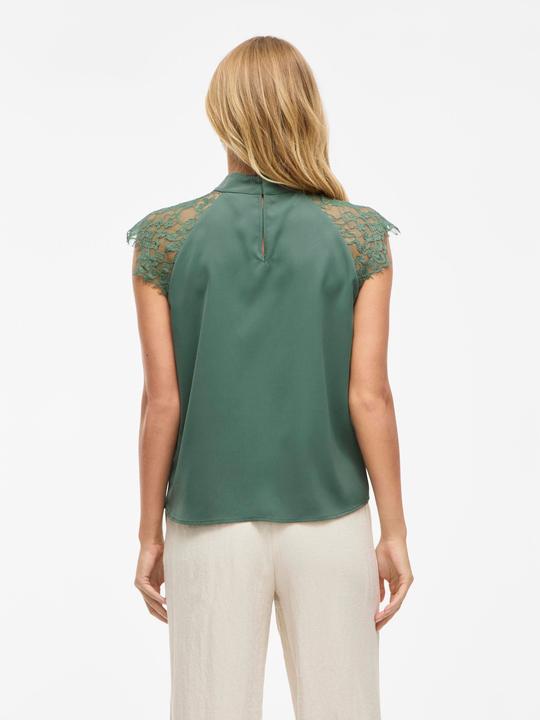 Immagine prodotto Vila VISIMPLY Spitzen Oberteil mit kurzen Ärmeln (38)