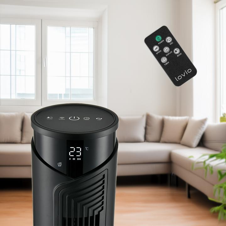 Produktbild Lovio LVTF101N24C Tower Fan AirWave Black
