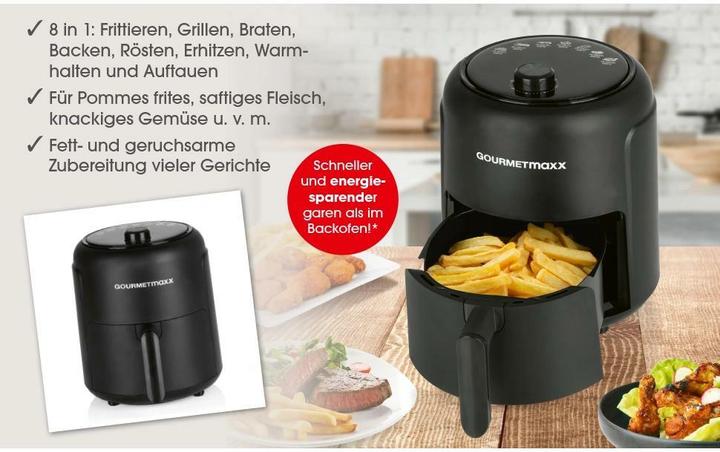 Produktbild Gourmetmaxx Heissluft-Fritteuse