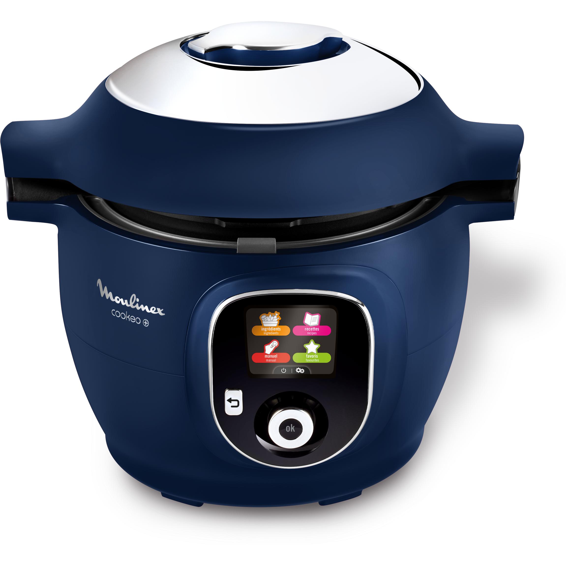 Moulinex Cookeo+ CE8514, Vaporiera + Cuociriso, Bianco